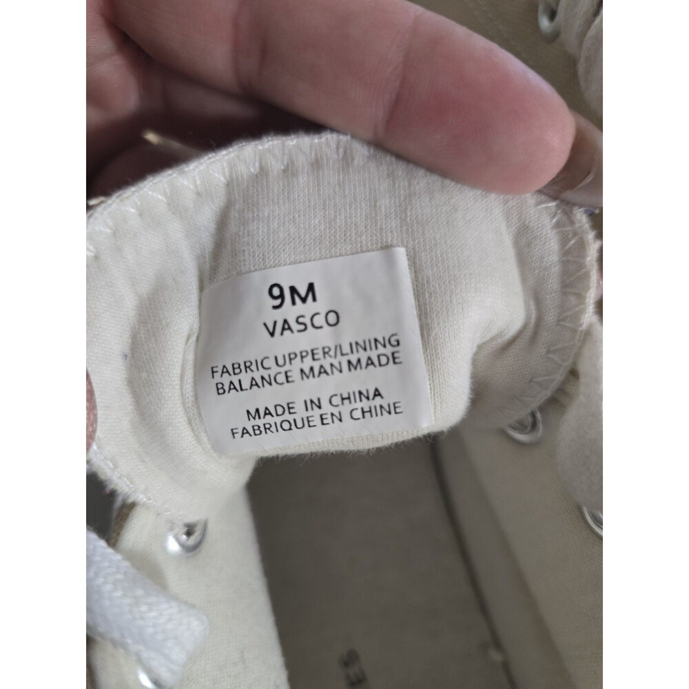 Sincerely Jules Vasco Tan Canvas Platform Sneakers Sz 9M - Picture 7 of 8